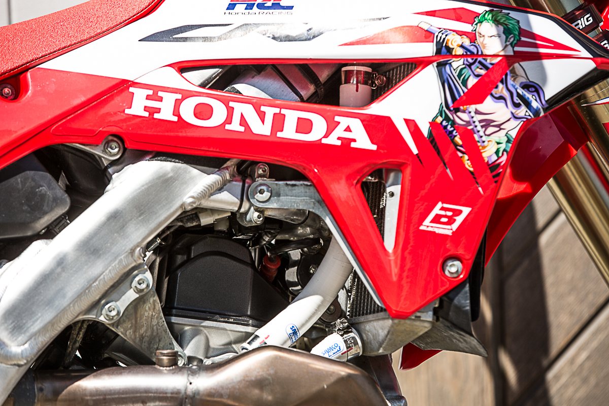Honda CRF450RX Rahmendetail